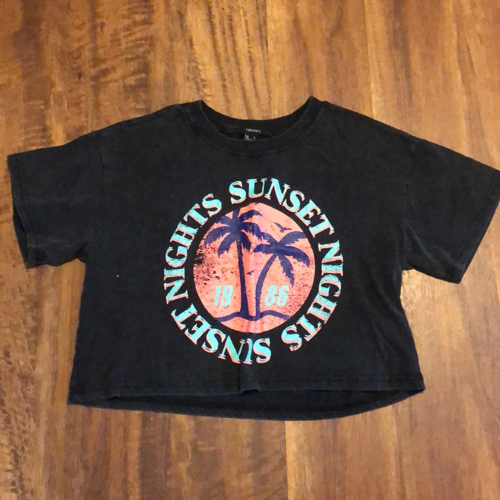 Loose fitting crop top from Forever 21